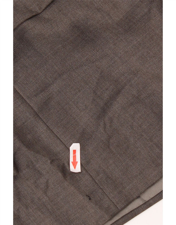 Marks & Spencer Herre 3-knaps blazerjakke UK 44 XL Grå Ny uld