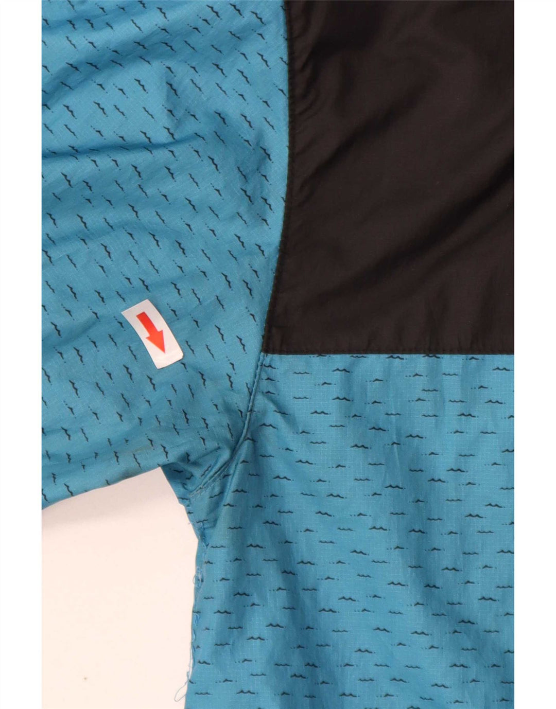 The North Face Regnjakke med hætte til mænd, lille blå polyester