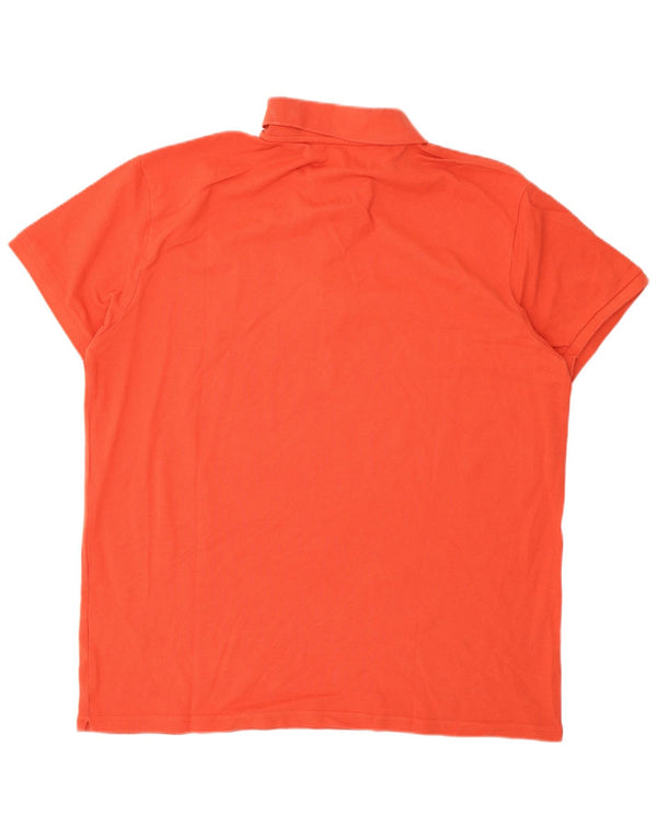 Kappa herre poloshirt 3XL orange bomuld