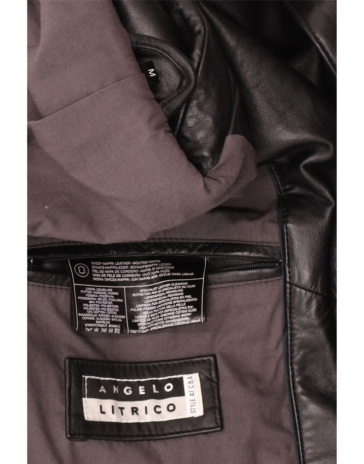 Angelo Litrico Herre 3-knaps blazerjakke UK 38 Medium Sort