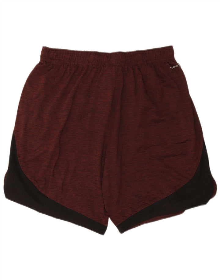 Russell Athletic Herre Dri Fit Sportshorts Medium Maroon Colourblock