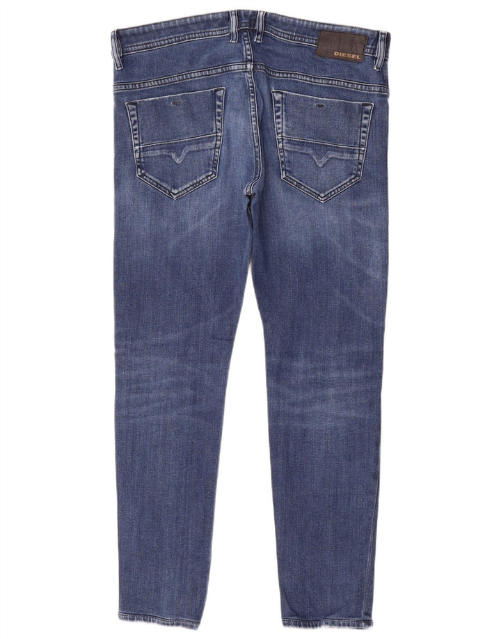 Diesel Herre Slim Jeans W34 L29 Blå Bomuld