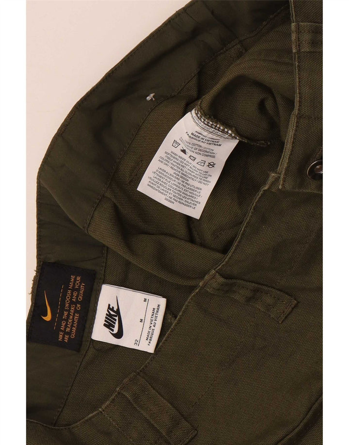 Nike Herre Cargo Shorts W32 Medium Khaki Bomuld