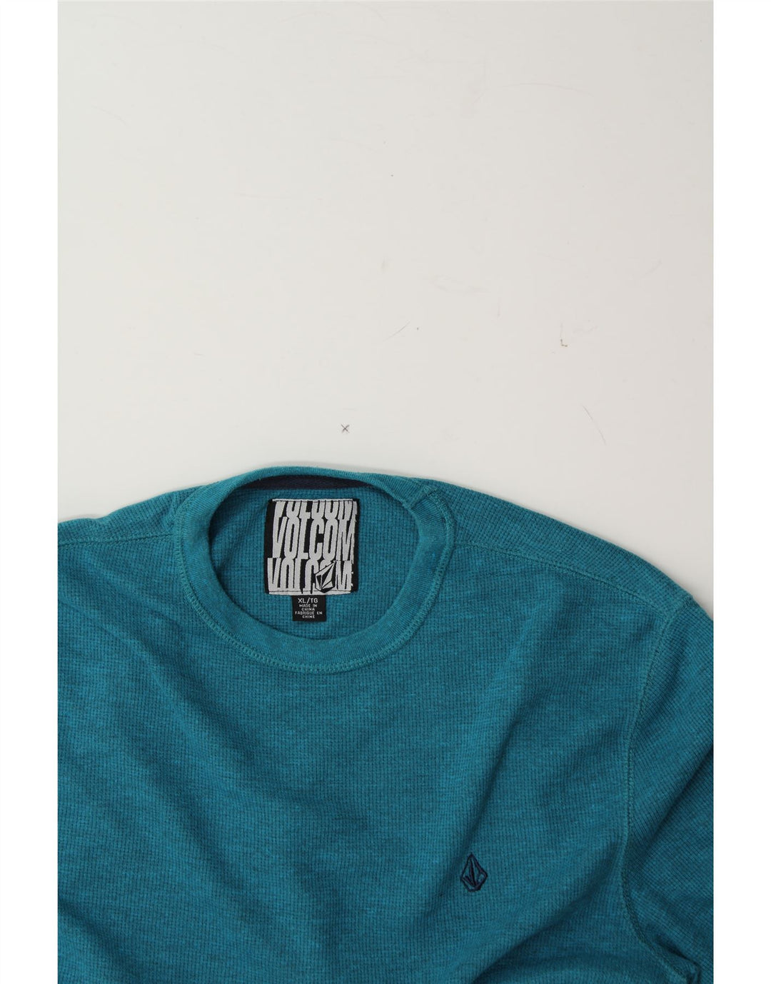 VOLCOM Womens T-Shirt Top UK 18 XL Blue Cotton Vintage Volcom and Second-Hand Volcom from Messina Hembry 