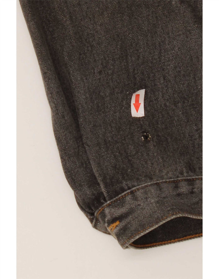 S.Oliver Dame Oversized denimjakke UK 10 Lille Grå Bomuld