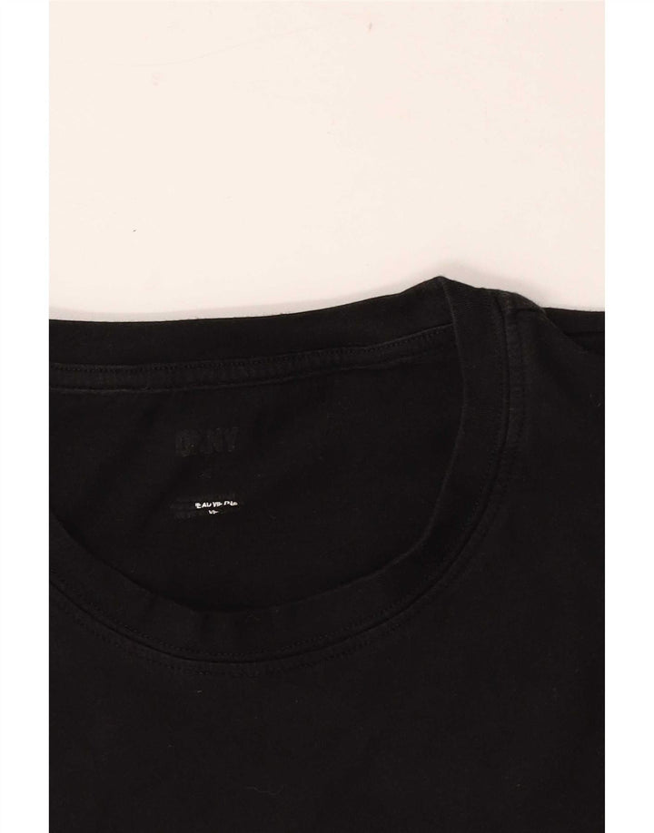 Dkny Herre Grafisk T-Shirt Top Medium Sort