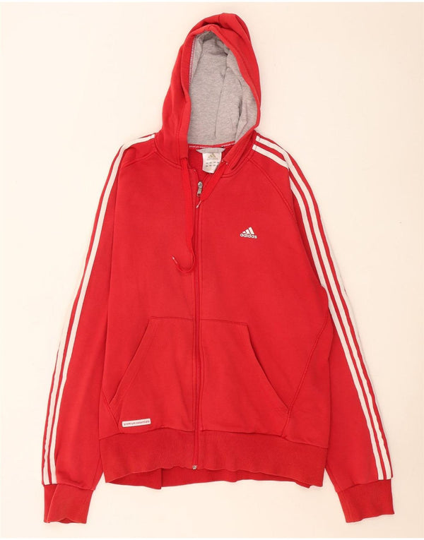 Adidas Hættetrøje med lynlås til mænd XL Rød Bomuld
