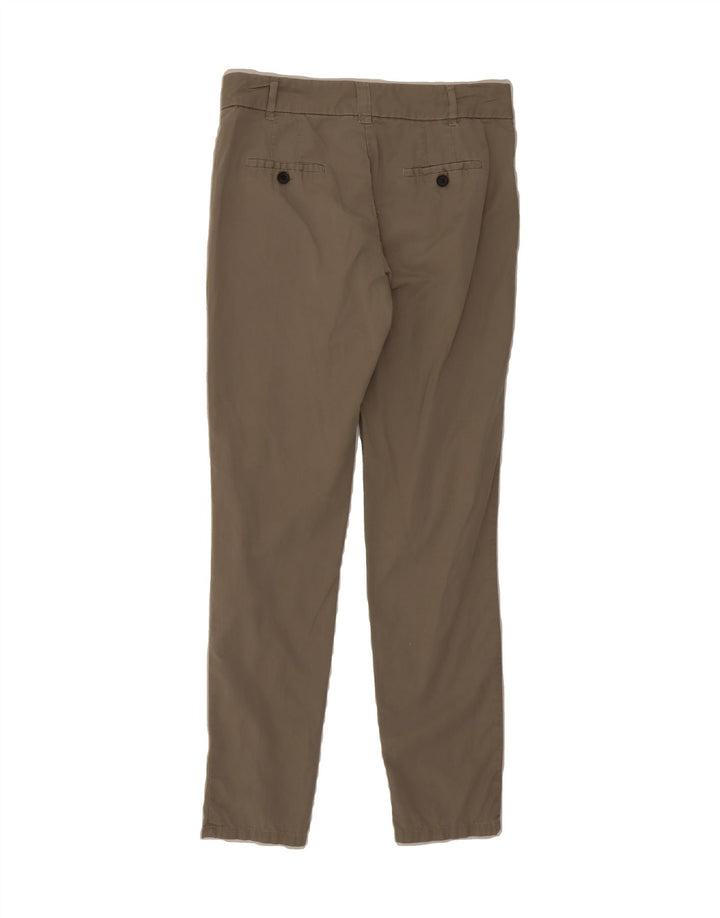 ZARA Womens Pegged Chino Trousers Small W26 L28 Grey Cotton Vintage Zara and Second-Hand Zara from Messina Hembry 