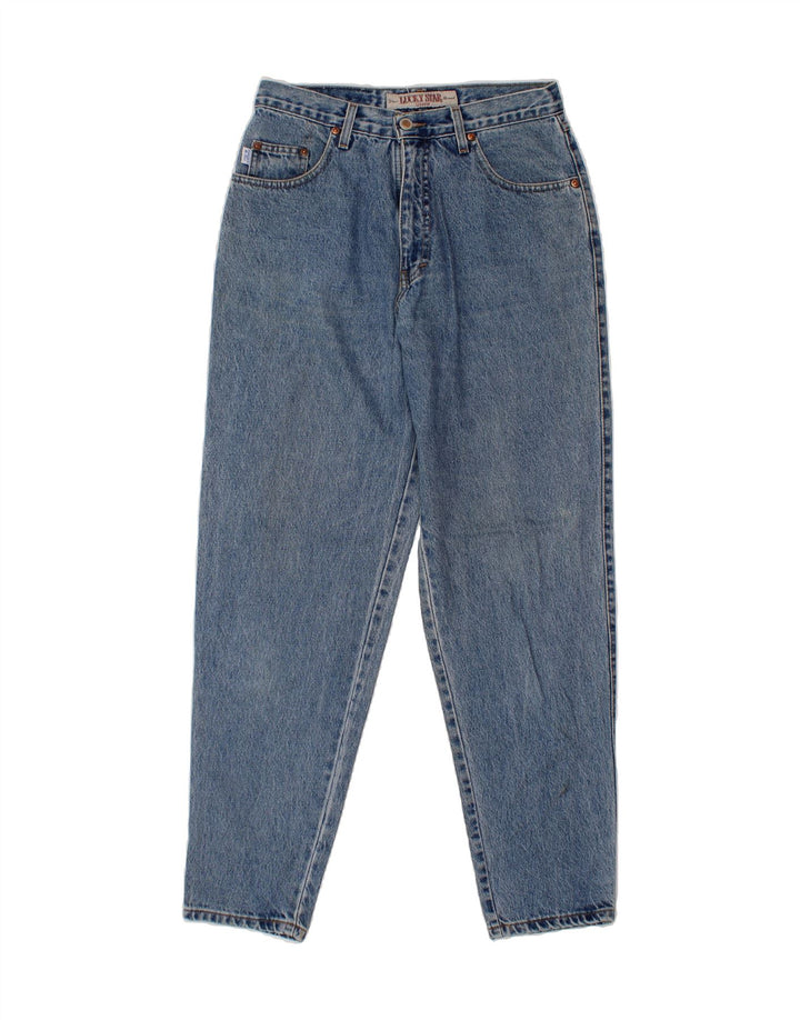 LUCKY STAR Womens Tapered Jeans W31 L31 Blue Cotton Vintage Lucky Star and Second-Hand Lucky Star from Messina Hembry 
