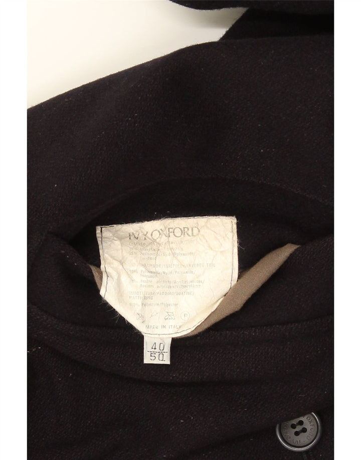 Ivy Oxford Herre Vendbar jakke UK 40 Large Navy Blue Wool
