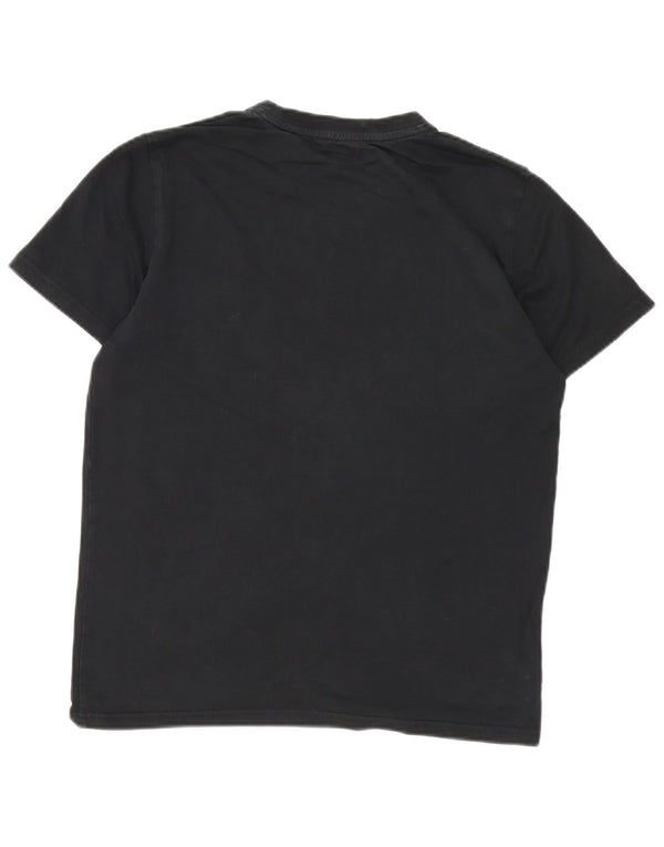 Fred Perry Herre T-shirt Top Medium Sort Bomuld