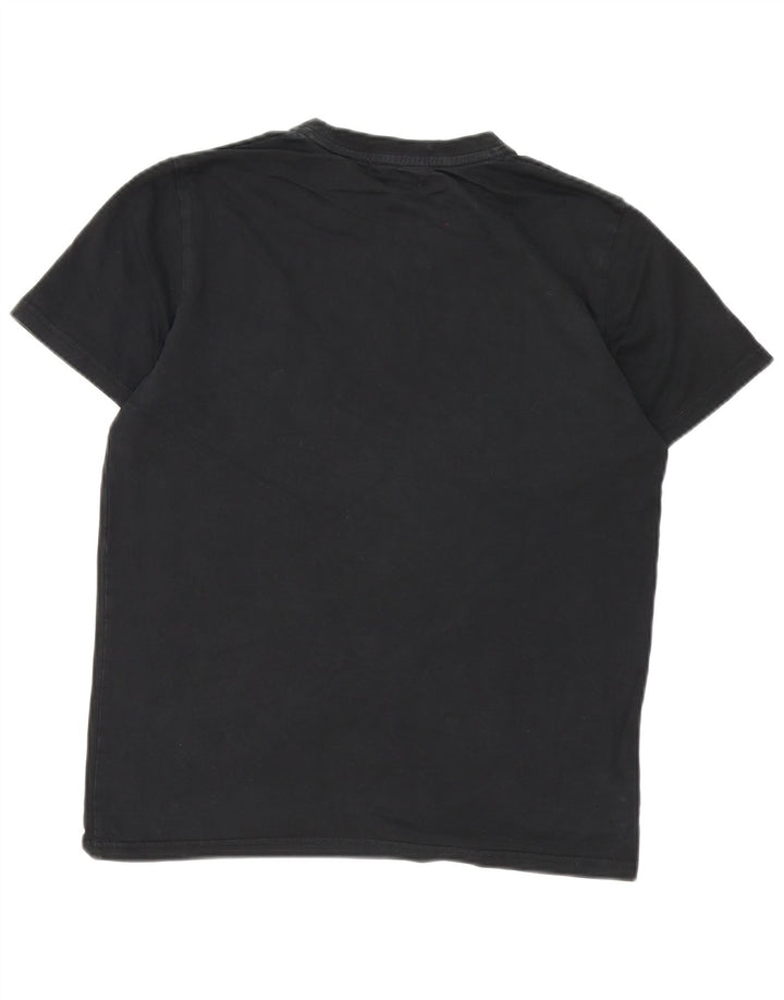 Fred Perry Herre T-shirt Top Medium Sort Bomuld