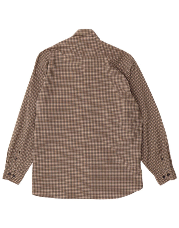 Bailo herreskjorte str. 41 Large Grå ternet polyamid