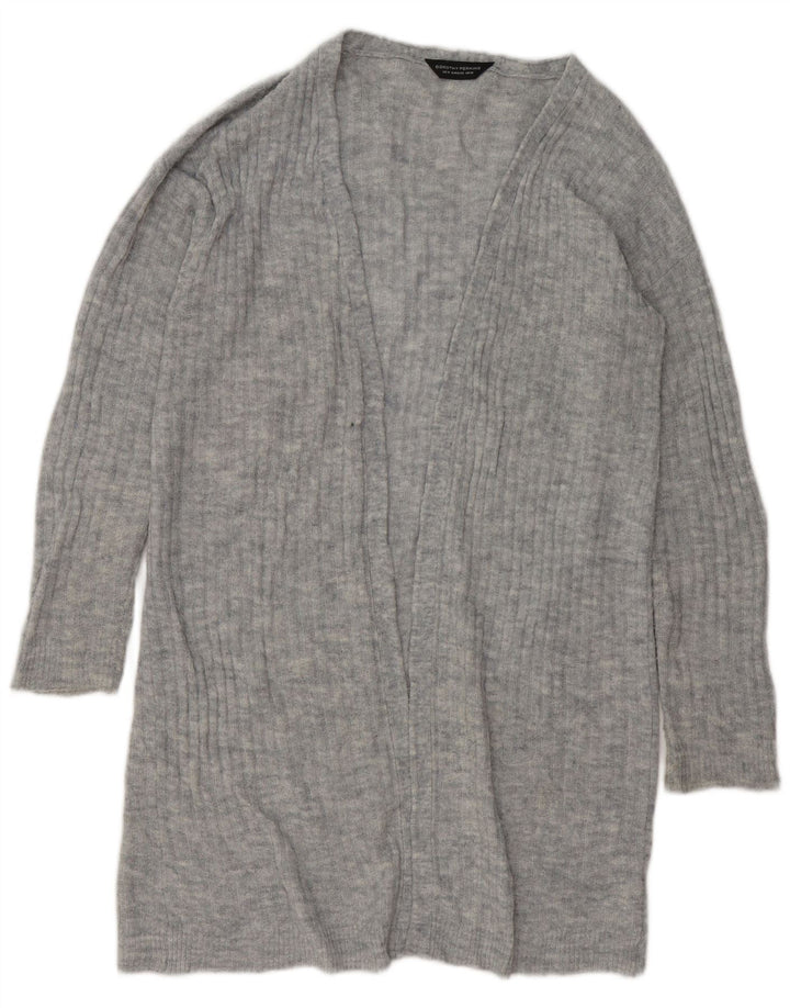 DOROTHY PERKINS Dame Longline Cardigan Sweater UK 14 Large Grey