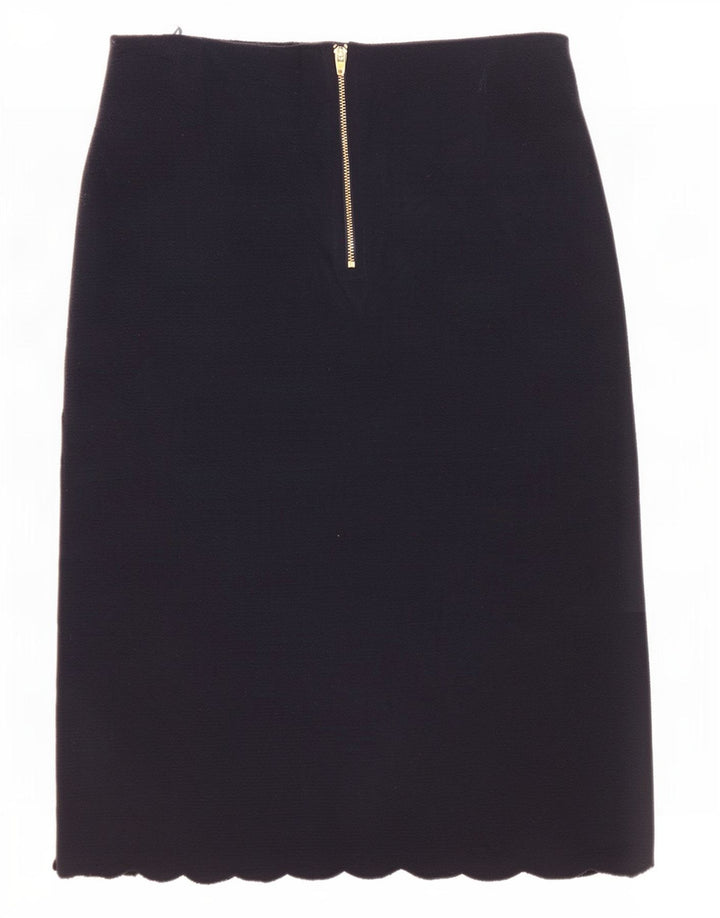 Phase Eight Dame lige nederdel UK 12 Medium W32 Marineblå polyester