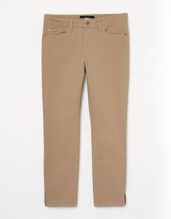 Tommy Hilfiger Dame Slim Cropped Trousers US 12 Large W32 L26 Beige