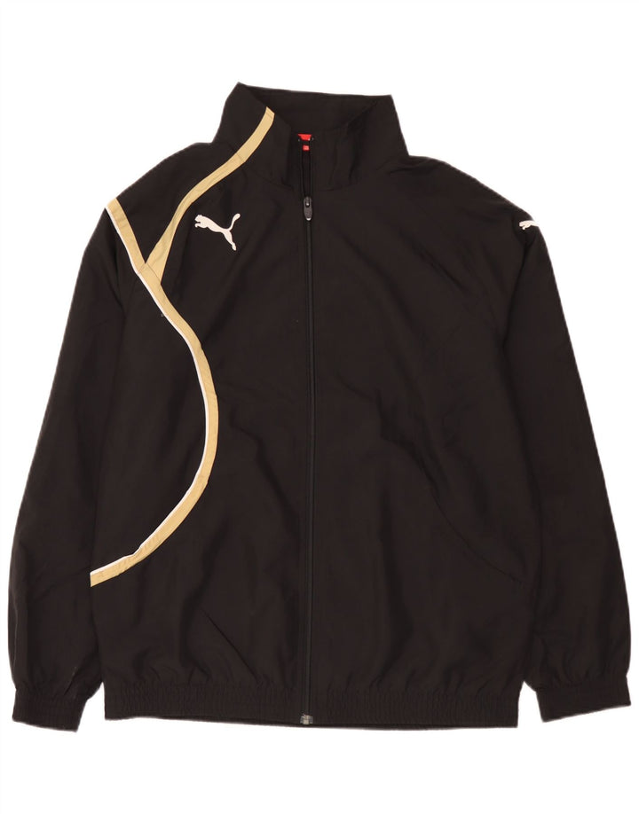Puma Træningsdragt til mænd Top jakke Lille sort Colourblock Polyester