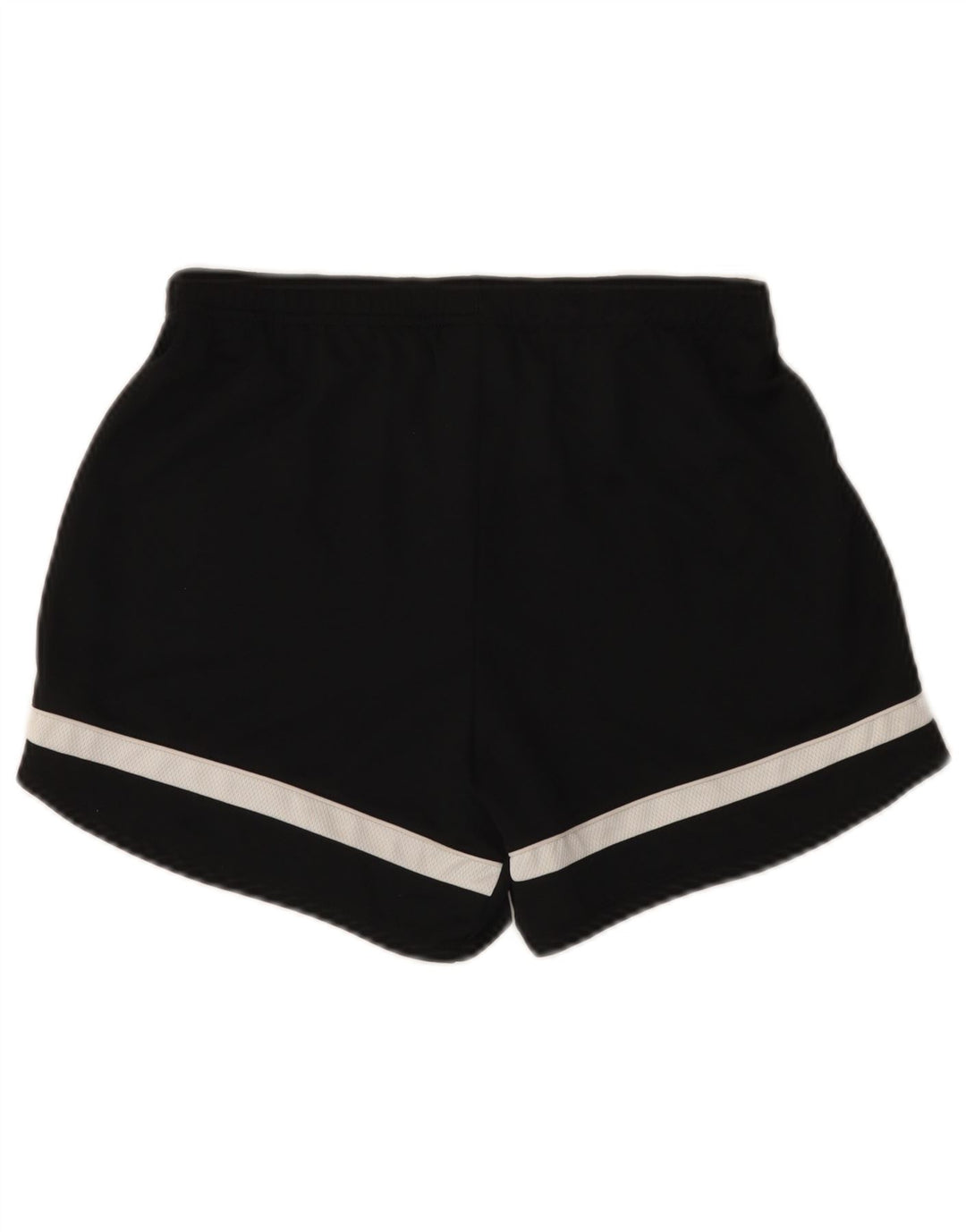 Nike sportsshorts til kvinder UK 8 Small Black Colourblock Polyester