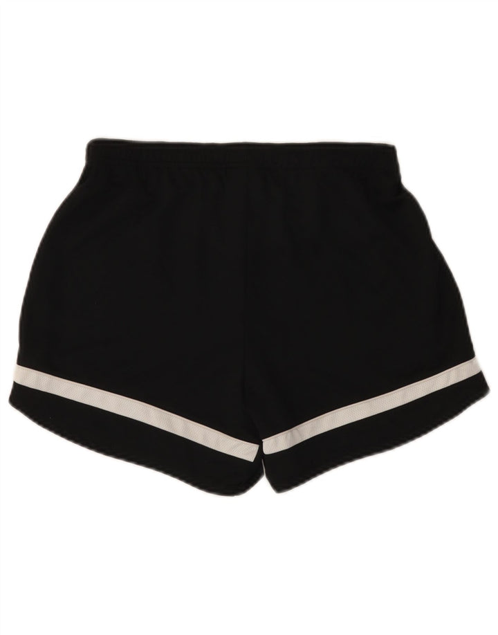 Nike sportsshorts til kvinder UK 8 Small Black Colourblock Polyester