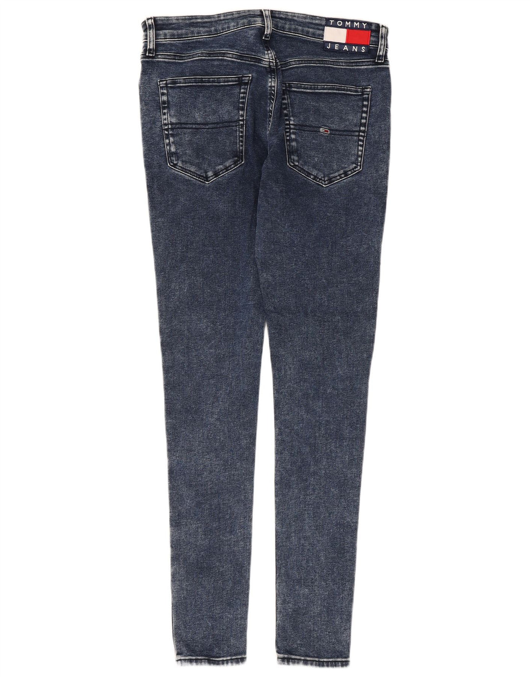 TOMMY HILFIGER Dame Super Skinny Jeans W32 L34 Blå Bomuld