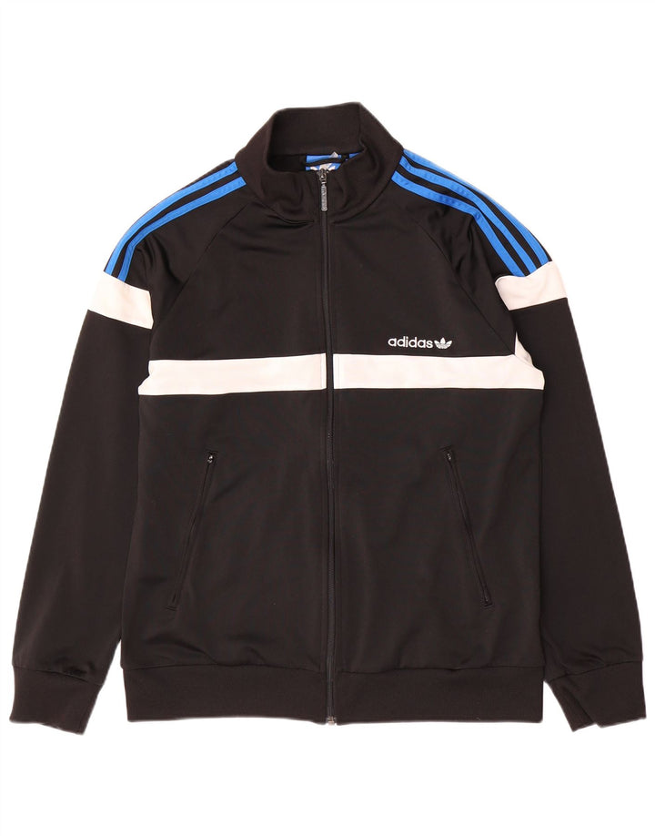 Adidas Træningsdragt til mænd Topjakke Medium Sort Colourblock Polyester Sports