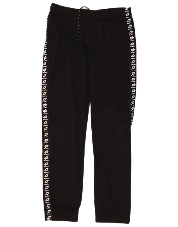 Lotto Womens Grafisk træningsdragt Bukser UK 14 Large Black Polyester