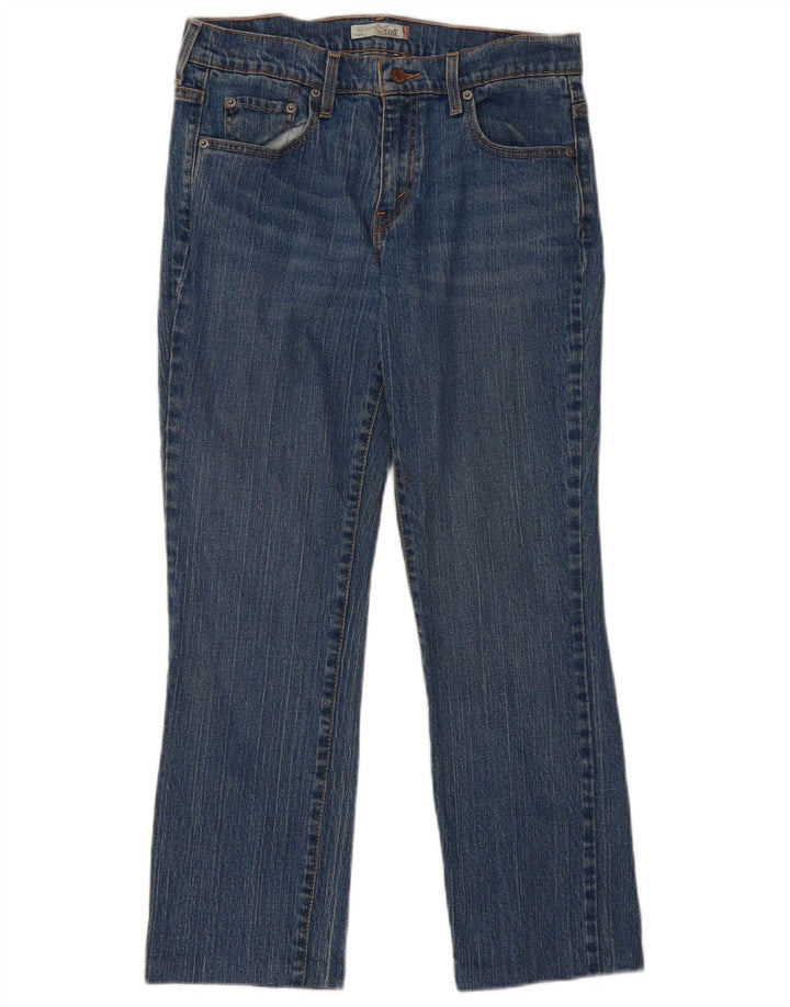 Levi's Dame 505 lige jeans US 8 Medium W32 L28 Blå Bomuld