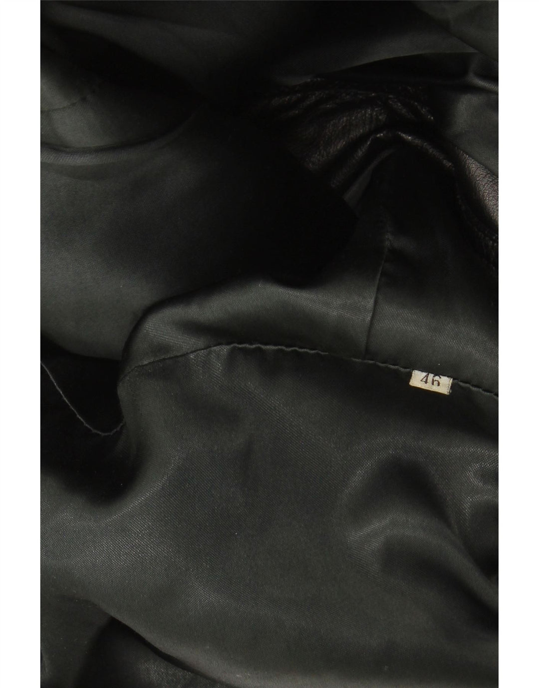 VINTAGE Womens Leather Jacket IT 46 Large Black Vintage Vintage and Second-Hand Vintage from Messina Hembry 