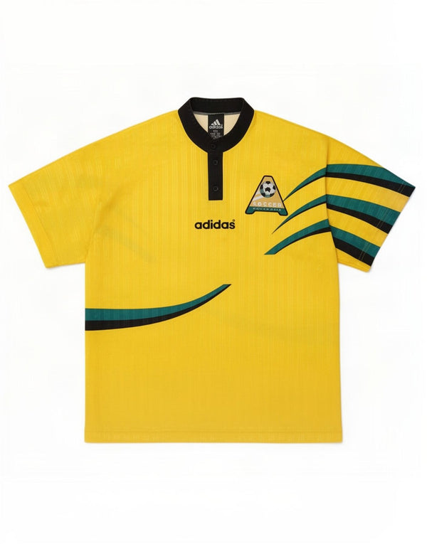 Adidas Herre Australien 1996-1998 Hjemmefodboldtrøje Lille Gul