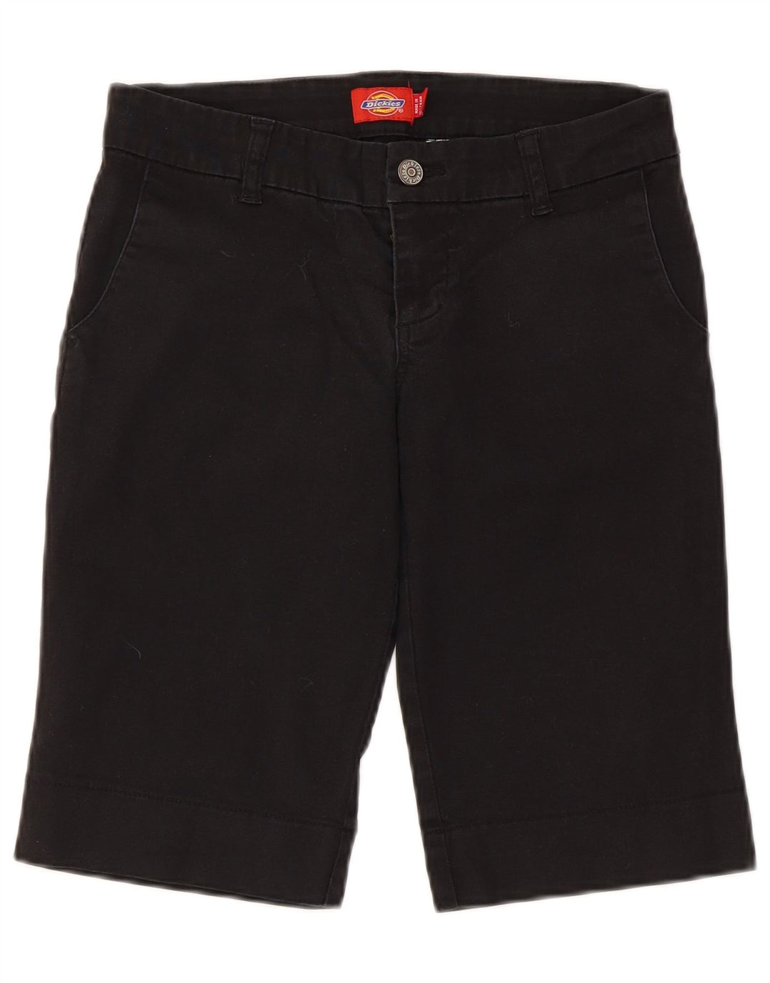 Dickies Chino Shorts til kvinder US 3 Small W28 Black Bomuld