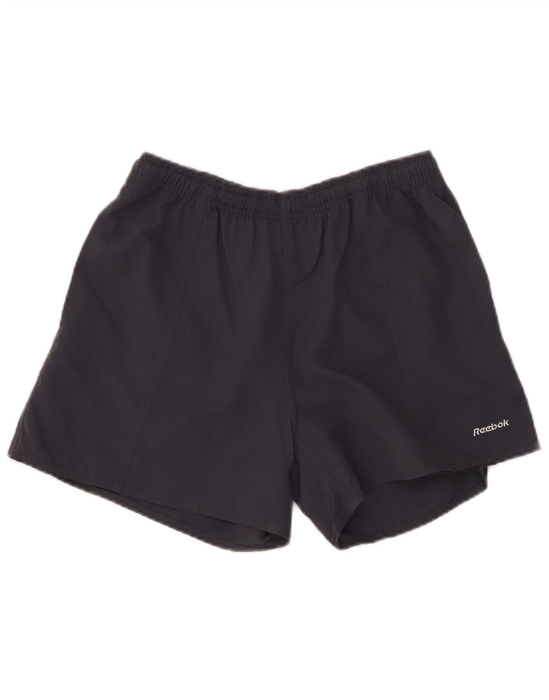 REEBOK Sportsshorts til kvinder UK 8 Small Grå Polyester