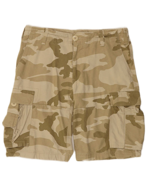 Brandit Herre Cargo Shorts Large W36 Khaki Camouflage Bomuld