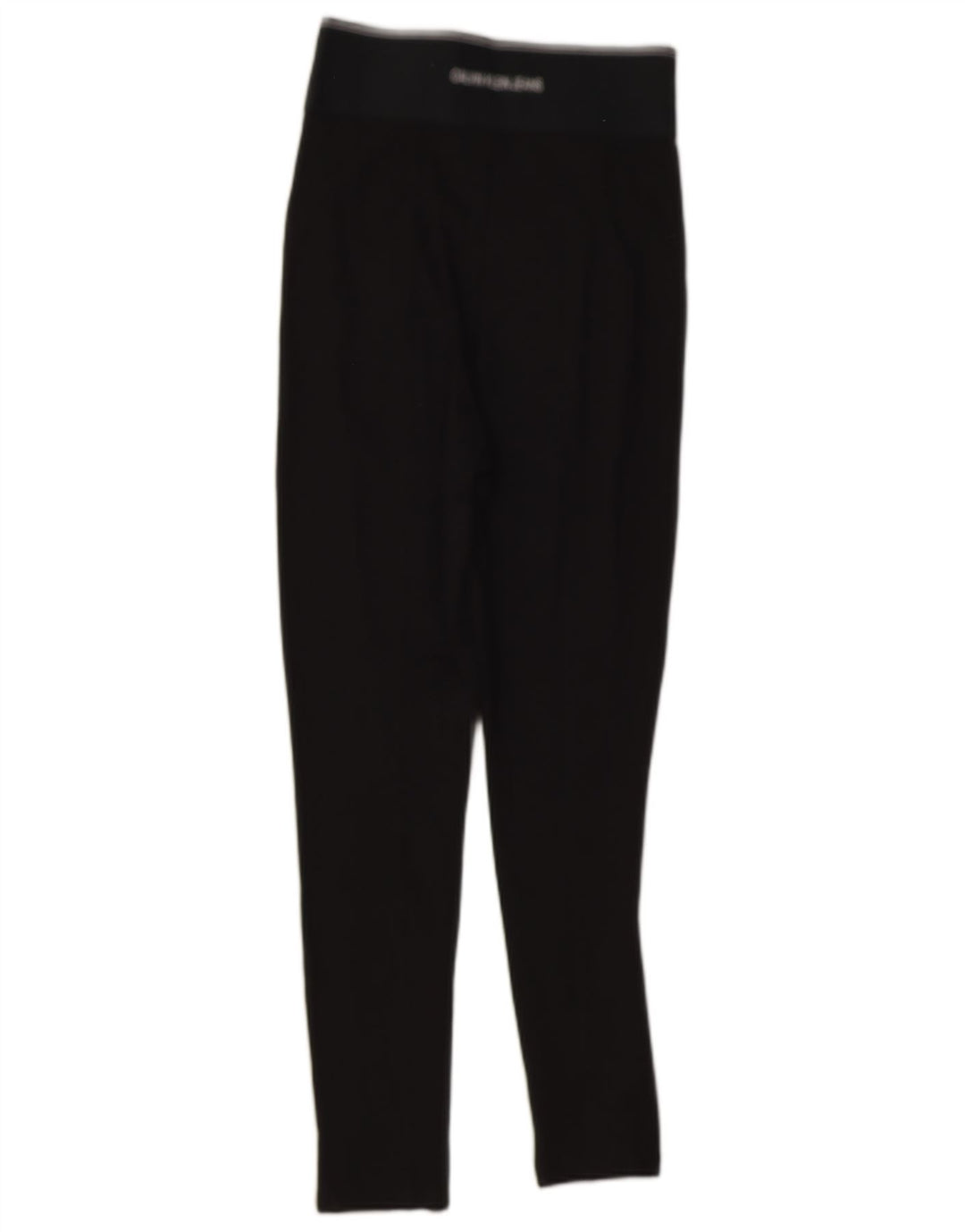 Calvin Klein Dame Grafiske Leggings UK 8 Small Black Viscose