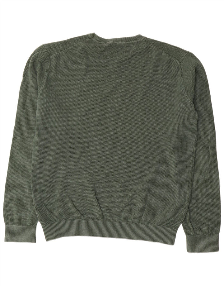 Joules Herre Crew Neck Jumper Sweater Stor Grøn Bomuld