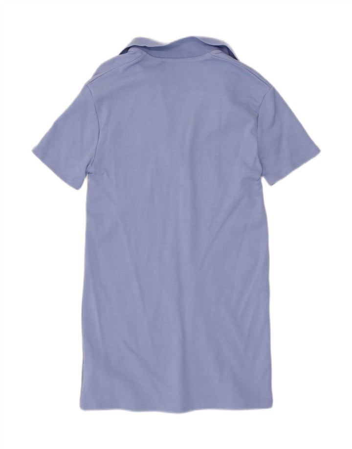 ZARA Womens Polo Dress UK 10 Small Blue Cotton Vintage Zara and Second-Hand Zara from Messina Hembry 