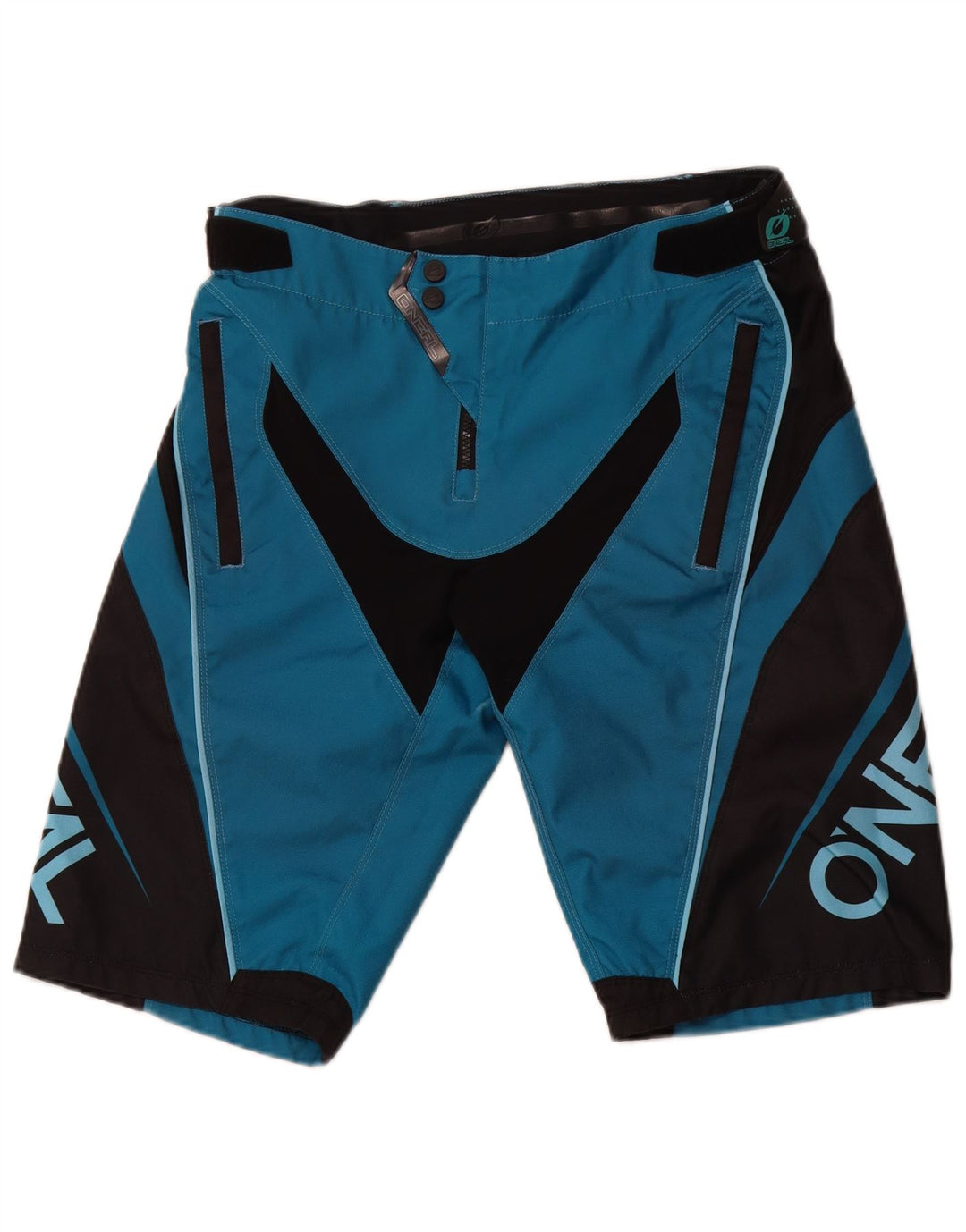 O'NEAL Herre grafiske cargo shorts store blå farveblok polyester