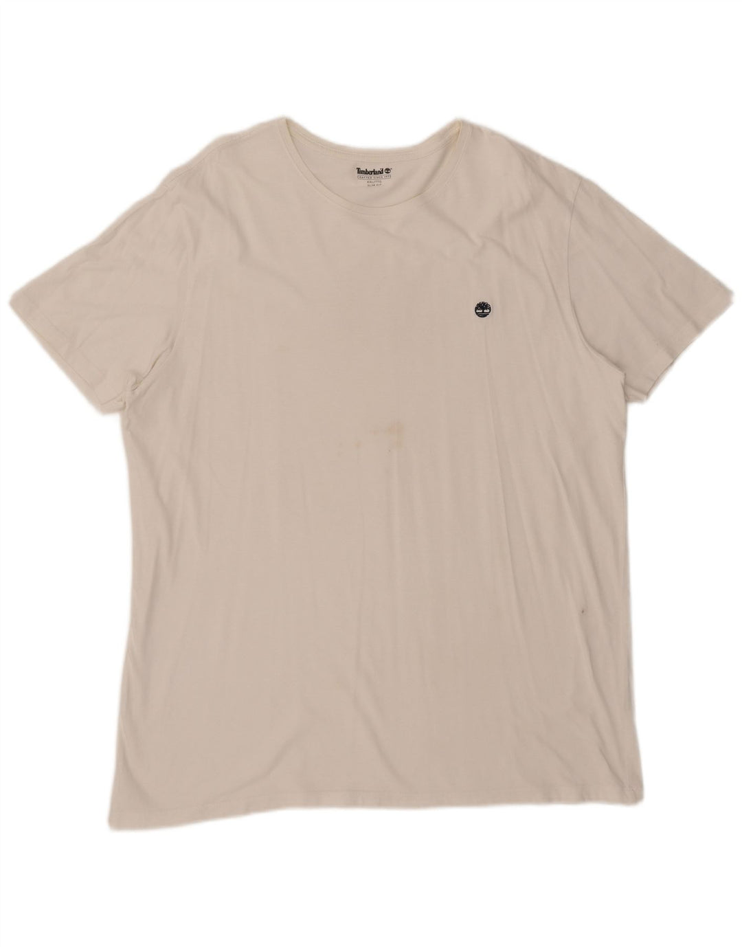 Timberland Herre Slim Fit T-Shirt Top 2XL Hvid