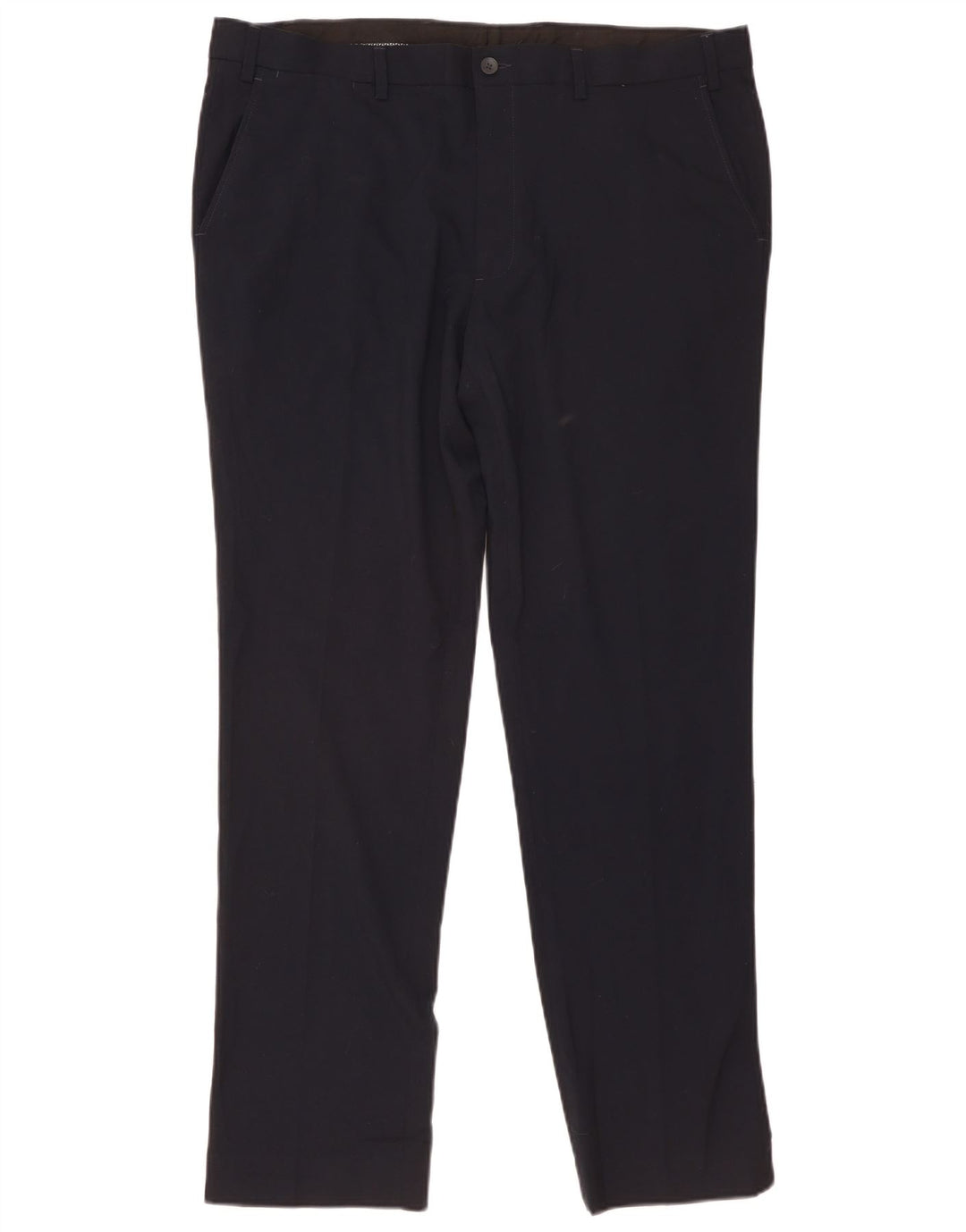 Marks & Spencer Herre Slim Chino Bukser W40 L33 Marineblå Polyester