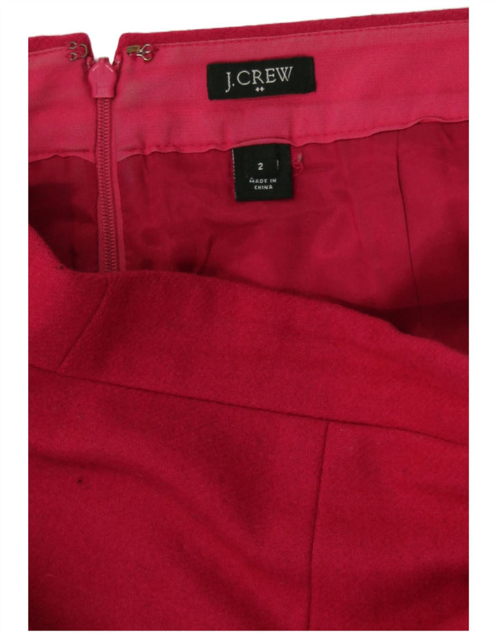J. Crew Dame Mini-nederdel US 2 XS W28 Pink Uld