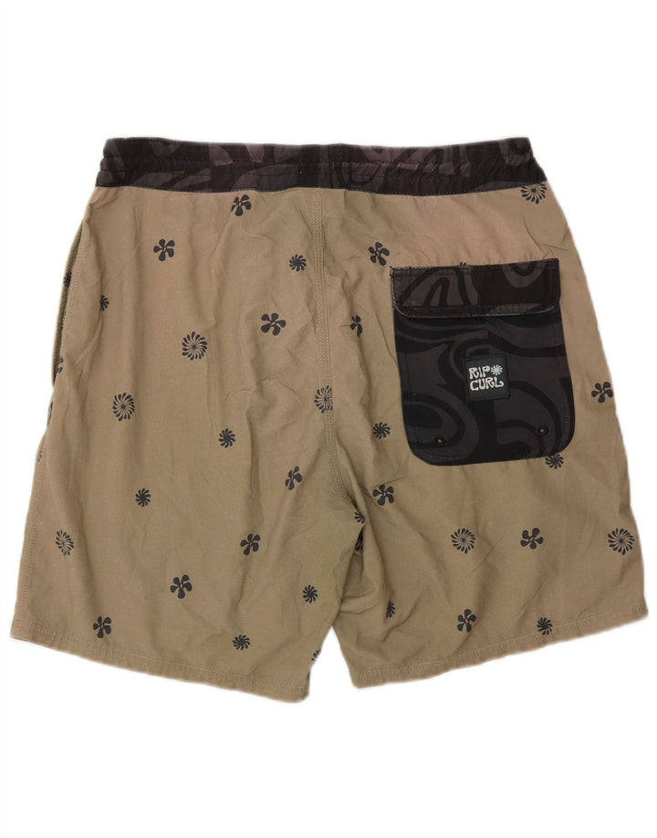 Rip Curl Badeshorts til mænd XS Beige Floral Polyester