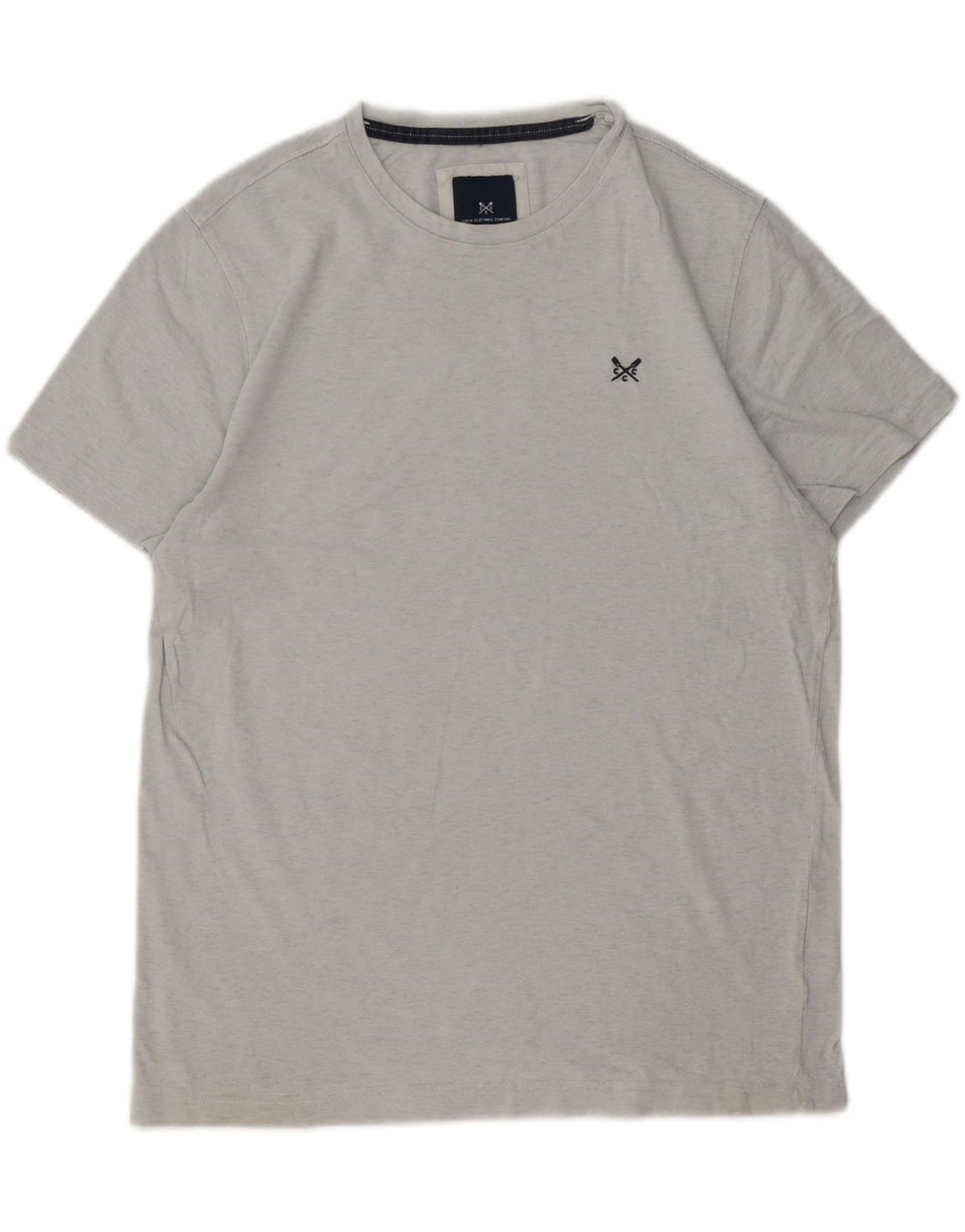 Crew Clothing Herre T-Shirt Top Medium Grey Bomuld