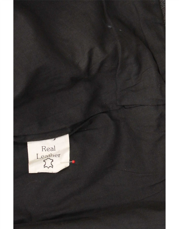 Marika Herre Læder Biker Jacket IT 48 Medium Brun Læder