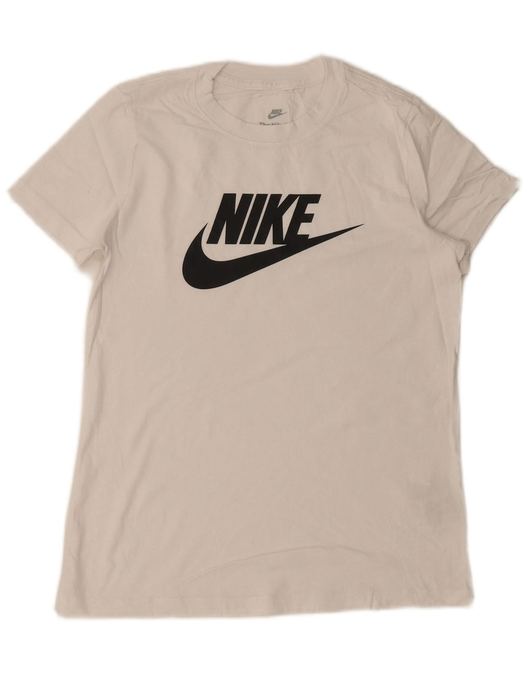 NIKE Grafisk T-shirt top til mænd, lille hvid bomuld