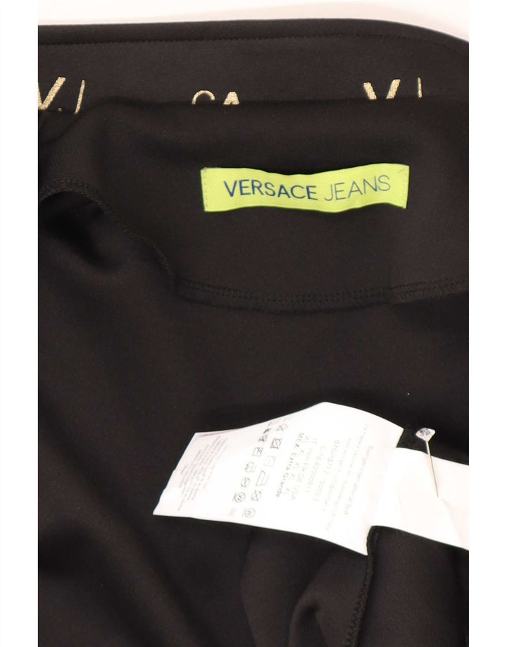 Versace Herre grafisk træningsdragt Topjakke XL Sort Polyester Sports