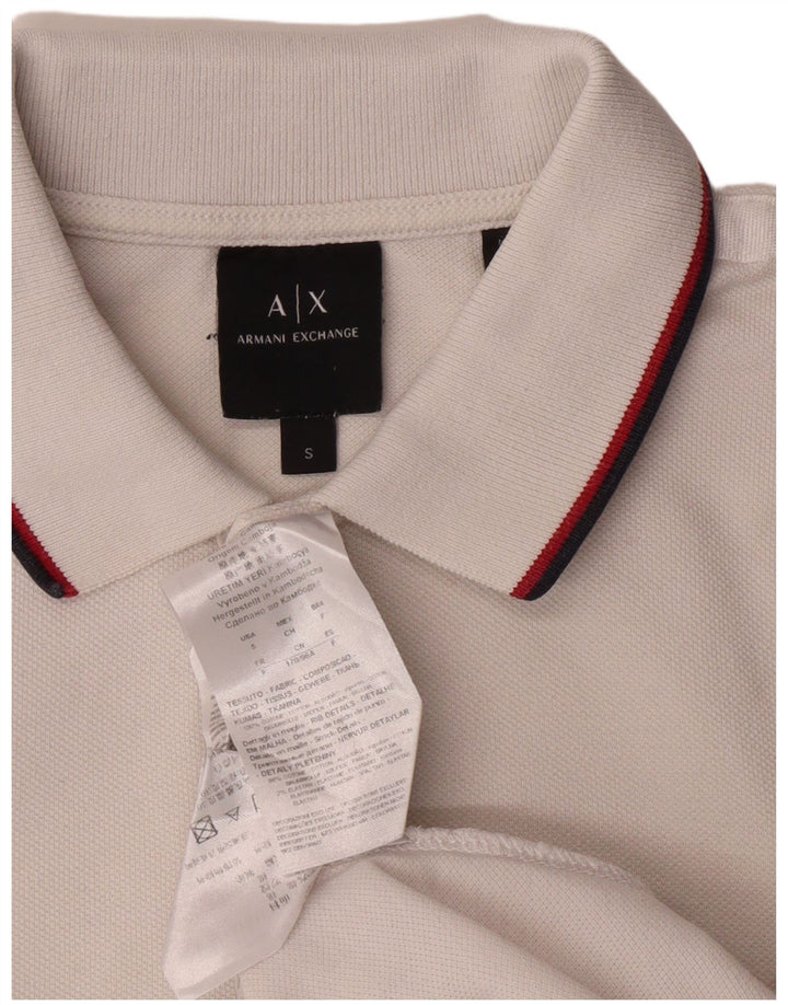 Armani Exchange Herre poloshirt Lille hvid bomuld