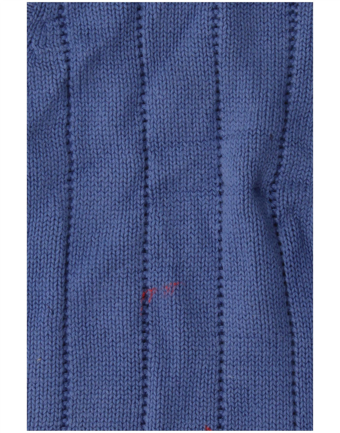 Izod Dame Vest Tank Top UK 16 Large Blue Argyle/Diamond Cotton