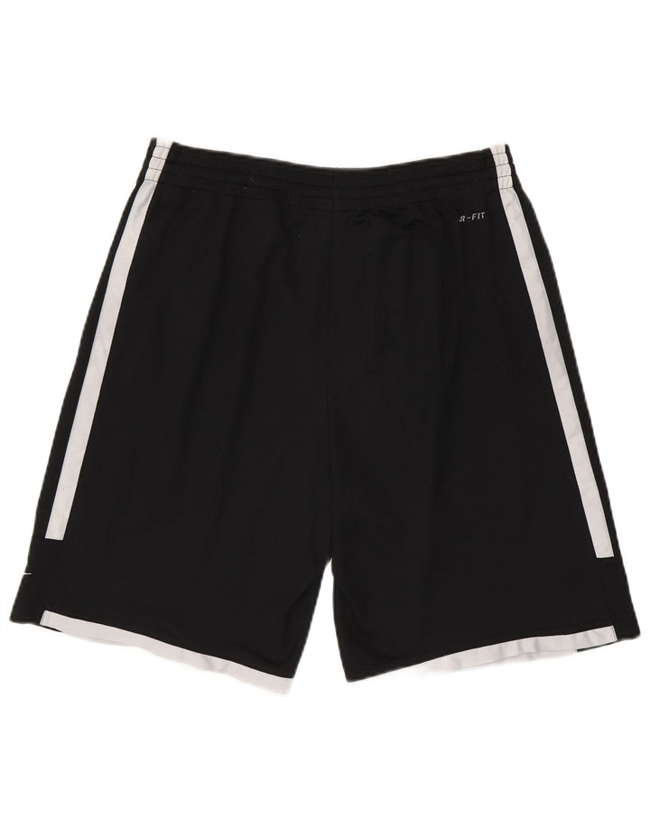 Nike Dri Fit sportsshorts til mænd Small Black Colourblock Polyester