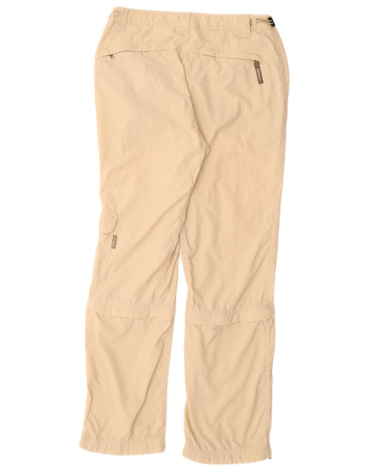 COLUMBIA Womens Straight Cargo Trousers US 8 Medium W28 L30 Beige Nylon