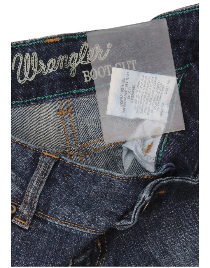 WRANGLER Dame Bootcut Jeans US 0 XS W26 L32 Blå Bomuld