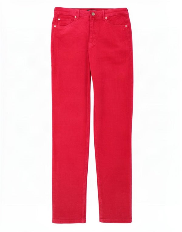 Marks & Spencer lige fløjlsbukser til kvinder UK 14 Large W30 L31 Pink